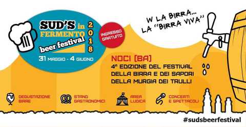 Noci: degustazioni, workshop e musica con il Sud's in fermento beer festival